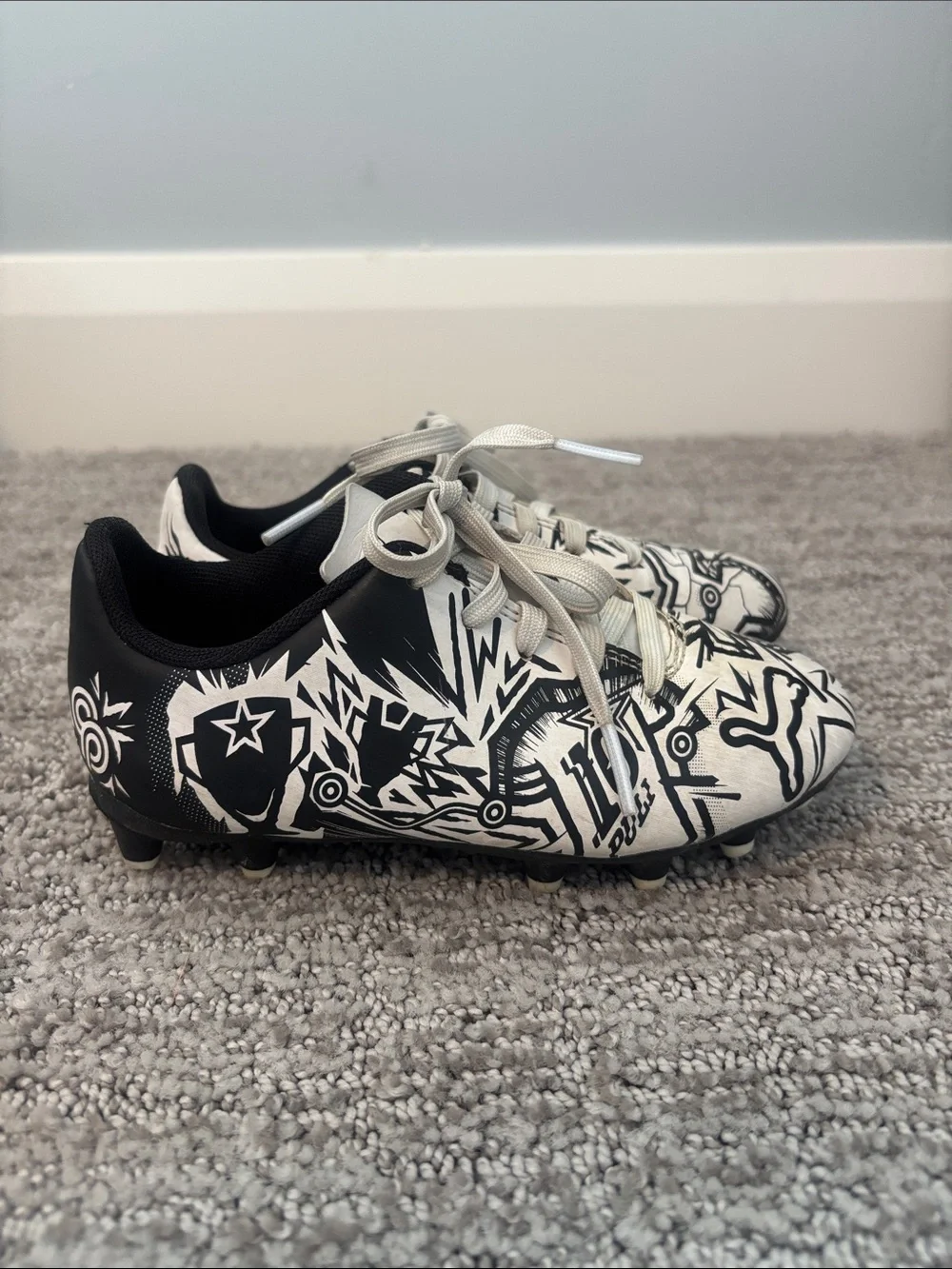 PUMA x CHRISTIAN PULISIC TACTO II Little Kids Soccer Cleats Size 10c White